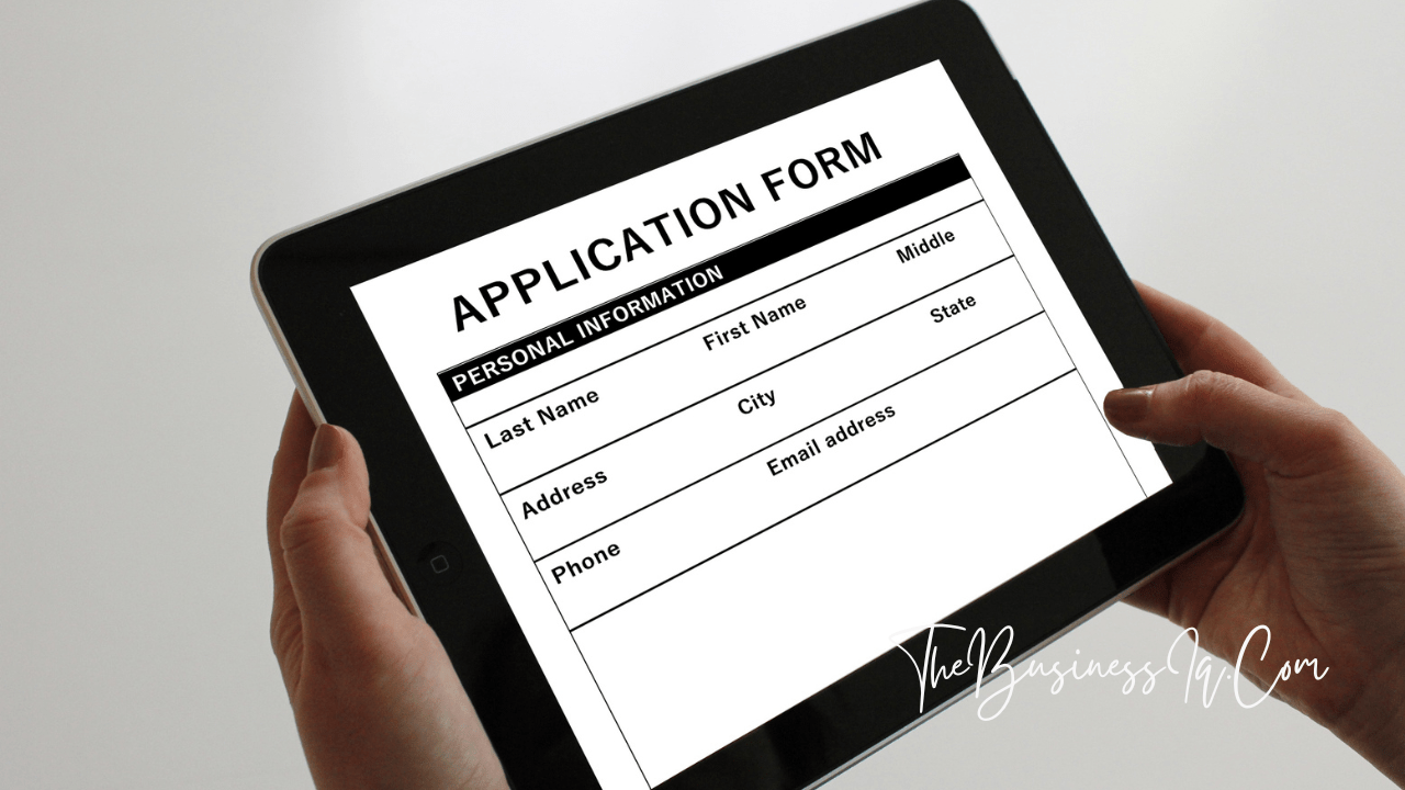 business loan application process